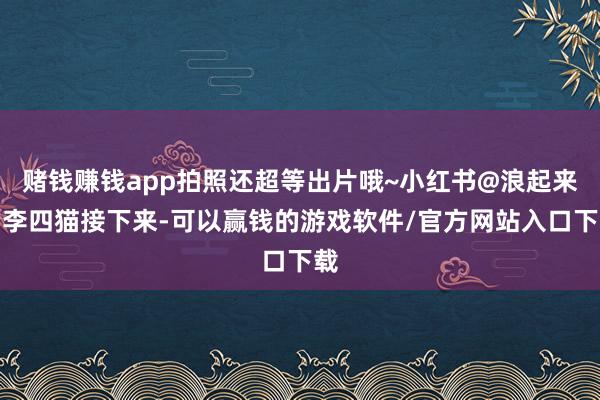 赌钱赚钱app拍照还超等出片哦~小红书@浪起来的李四猫接下来-可以赢钱的游戏软件/官方网站入口下载
