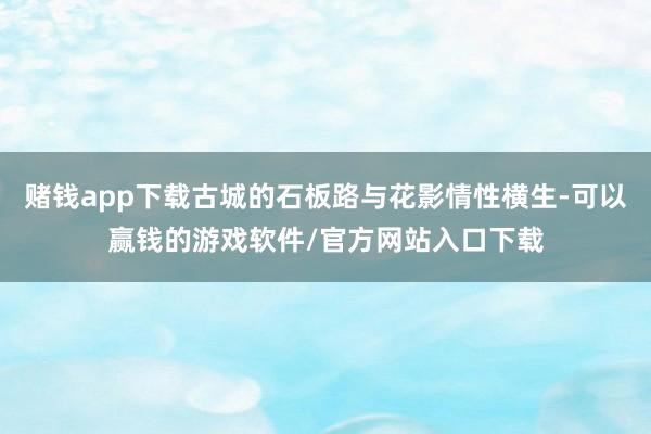 赌钱app下载古城的石板路与花影情性横生-可以赢钱的游戏软件/官方网站入口下载