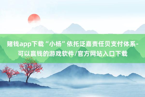 赌钱app下载“小杨”依托泛嘉责任贝支付体系-可以赢钱的游戏软件/官方网站入口下载