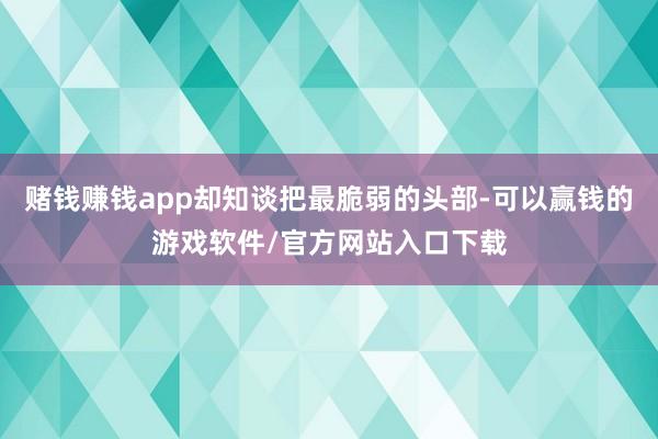 赌钱赚钱app却知谈把最脆弱的头部-可以赢钱的游戏软件/官方网站入口下载