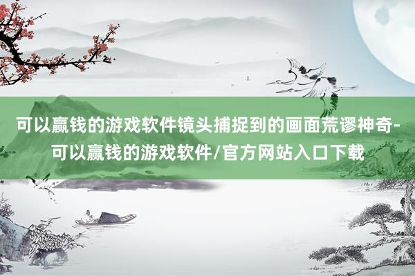 可以赢钱的游戏软件镜头捕捉到的画面荒谬神奇-可以赢钱的游戏软件/官方网站入口下载